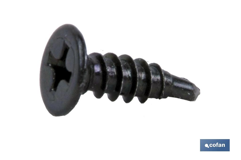 TORNILLO AUTOT. EXTRAPLANO 4,2 X 14 NEGRO (PACK: 500 UDS)