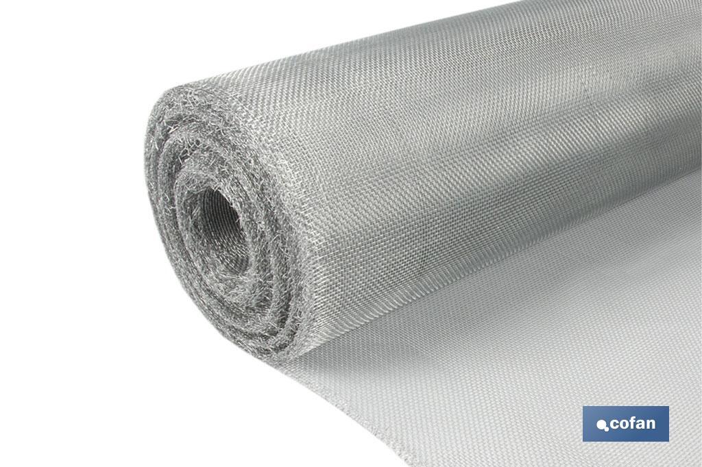 MALLA MOSQUITERA ALUMINIO G-16X16  (0,8X25 M)