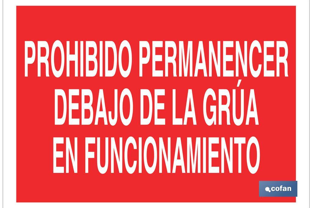 SEÑAL POLIESTIRENO 297X210MM (PACK: 1 UDS)