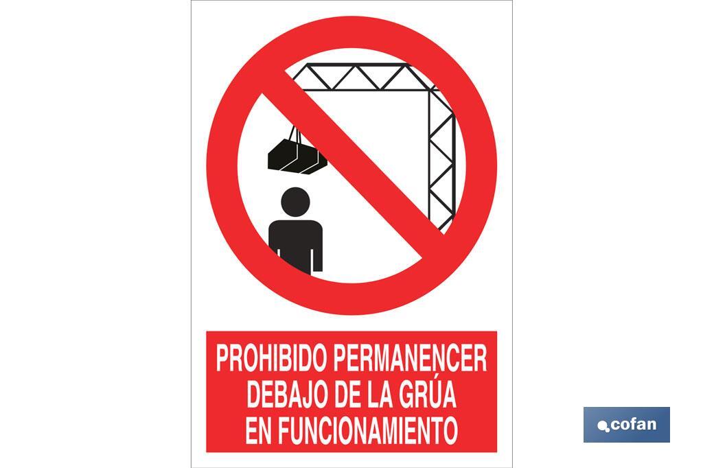 SEÑAL POLIESTIRENO 420X297MM. (PACK: 1 UDS)