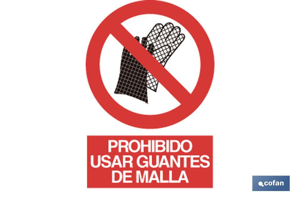 SEÑAL POLIESTIRENO 210X148MM (PACK: 1 UDS)