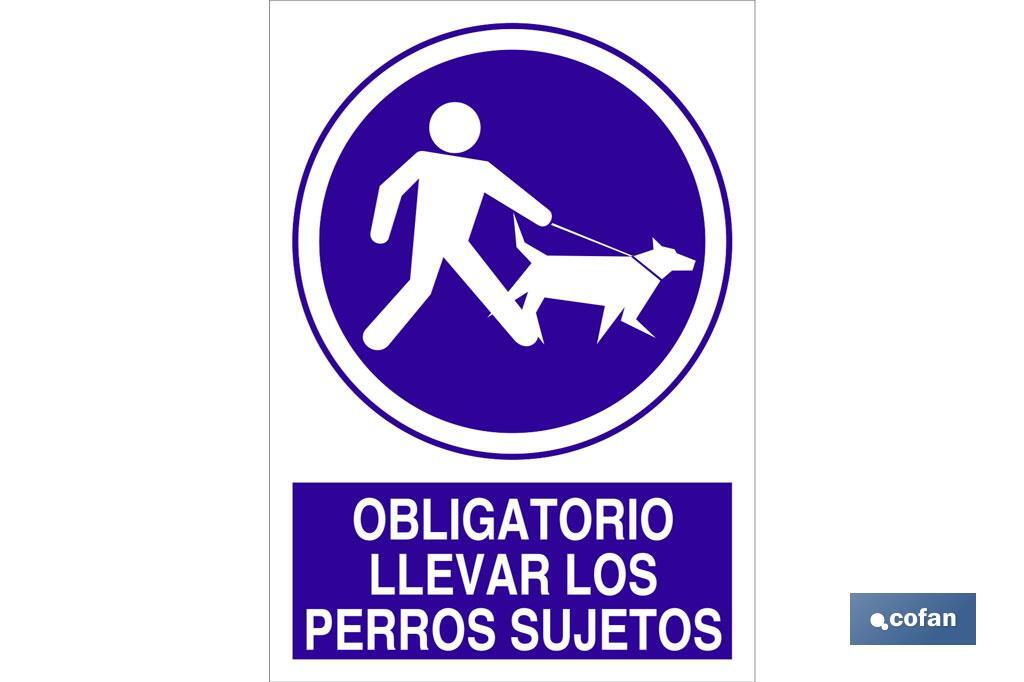 Obligatorio llevar los perros sujetos