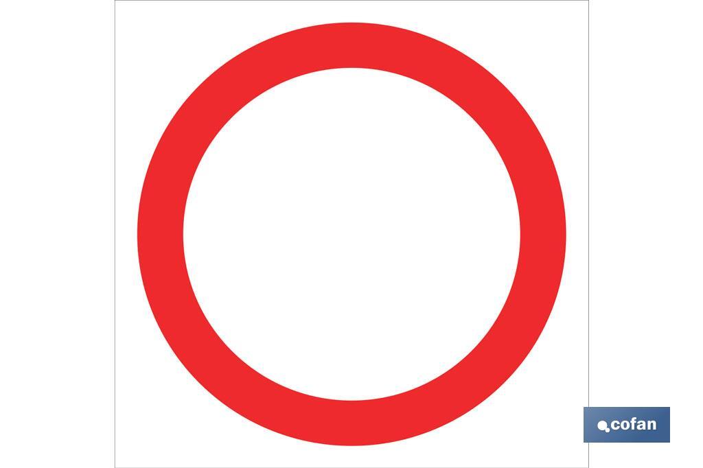 Prohibido circular
