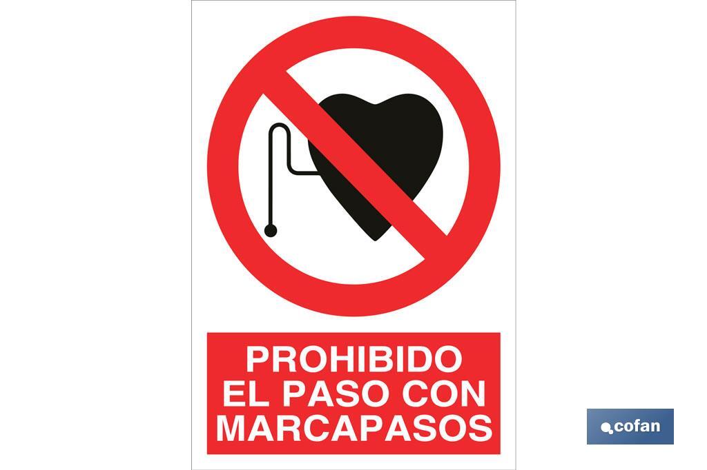 Prohibido el paso con marcapasos